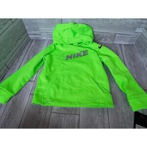 Nike Boys Kids Dri-FIT Hoodie Green Strike Size 3T 761397-E1M NWT NEW